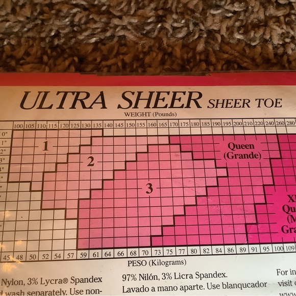 On the Go! ultra sheer pantyhose, color off black, size: 2 - Picture 7 of 12